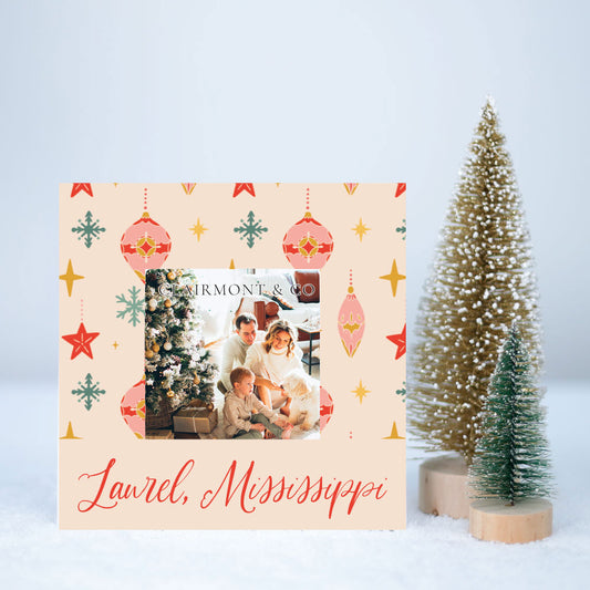 Ornament Gems Square Photo Frame