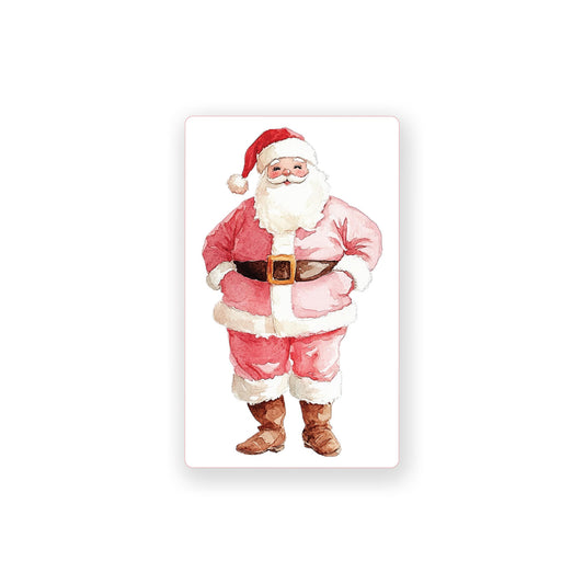 Vinyl Sticker-Blush & Baubles - A Grand Millennial Christmas Santa -0