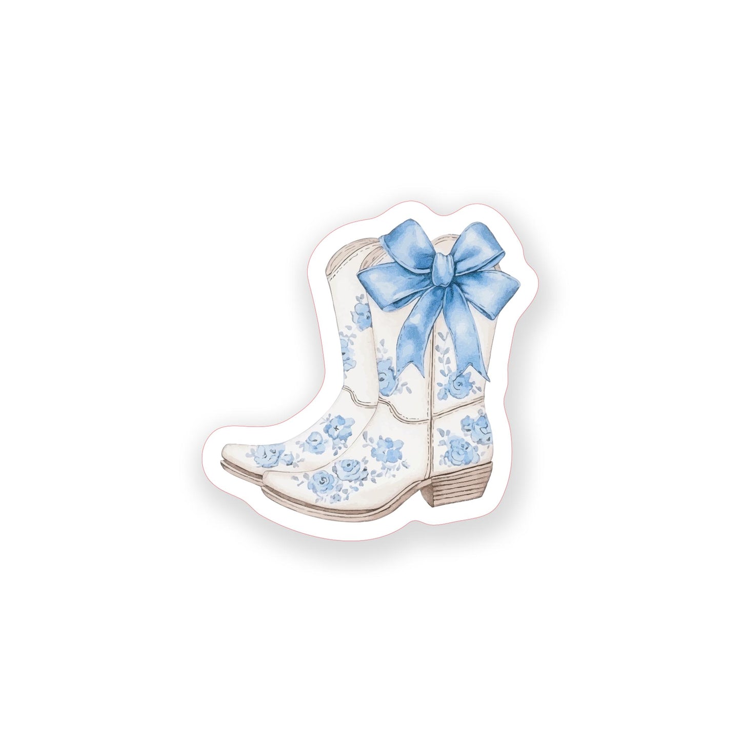 Vinyl Sticker-Coastal Cowgirl Boots -0