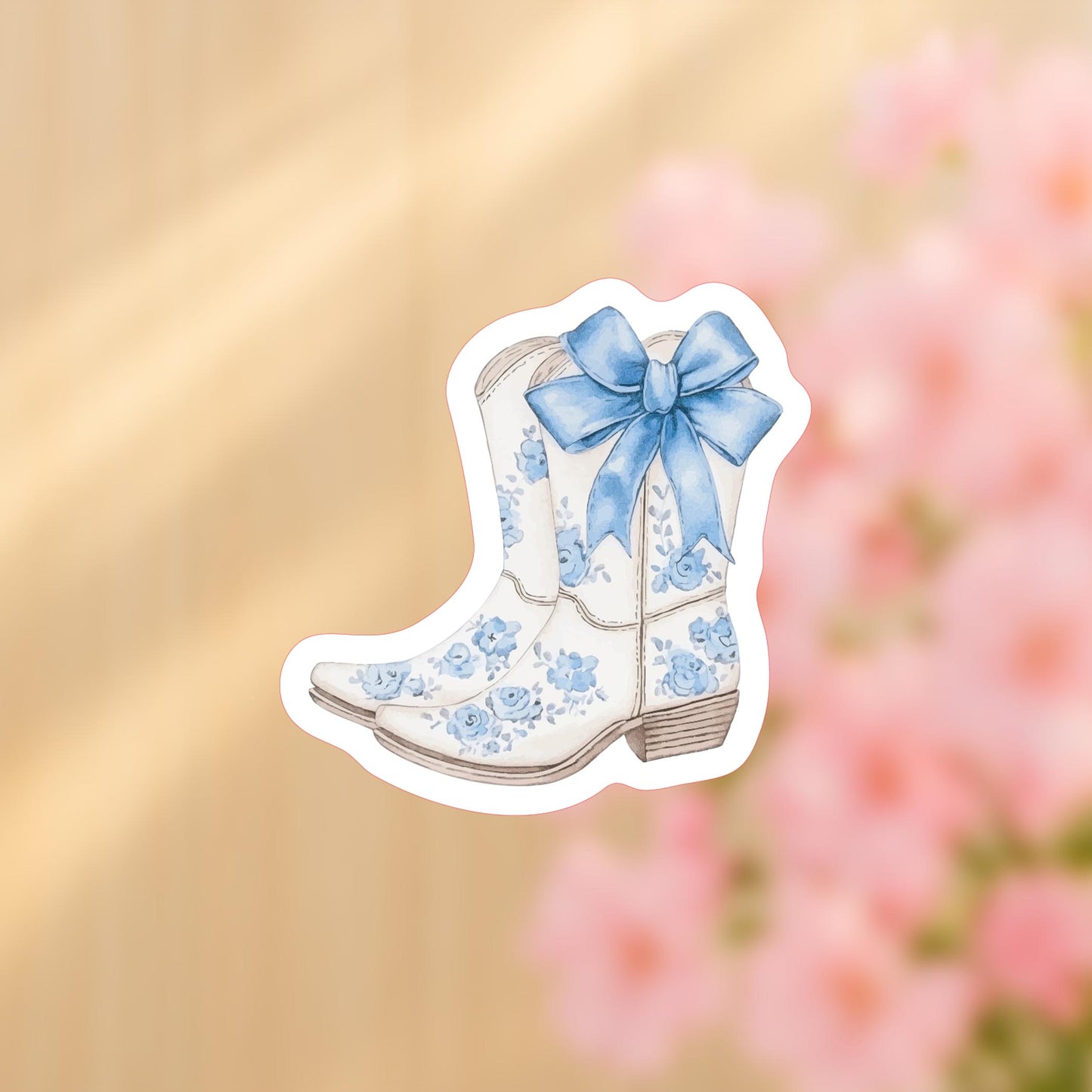 Vinyl Sticker-Coastal Cowgirl Boots -4