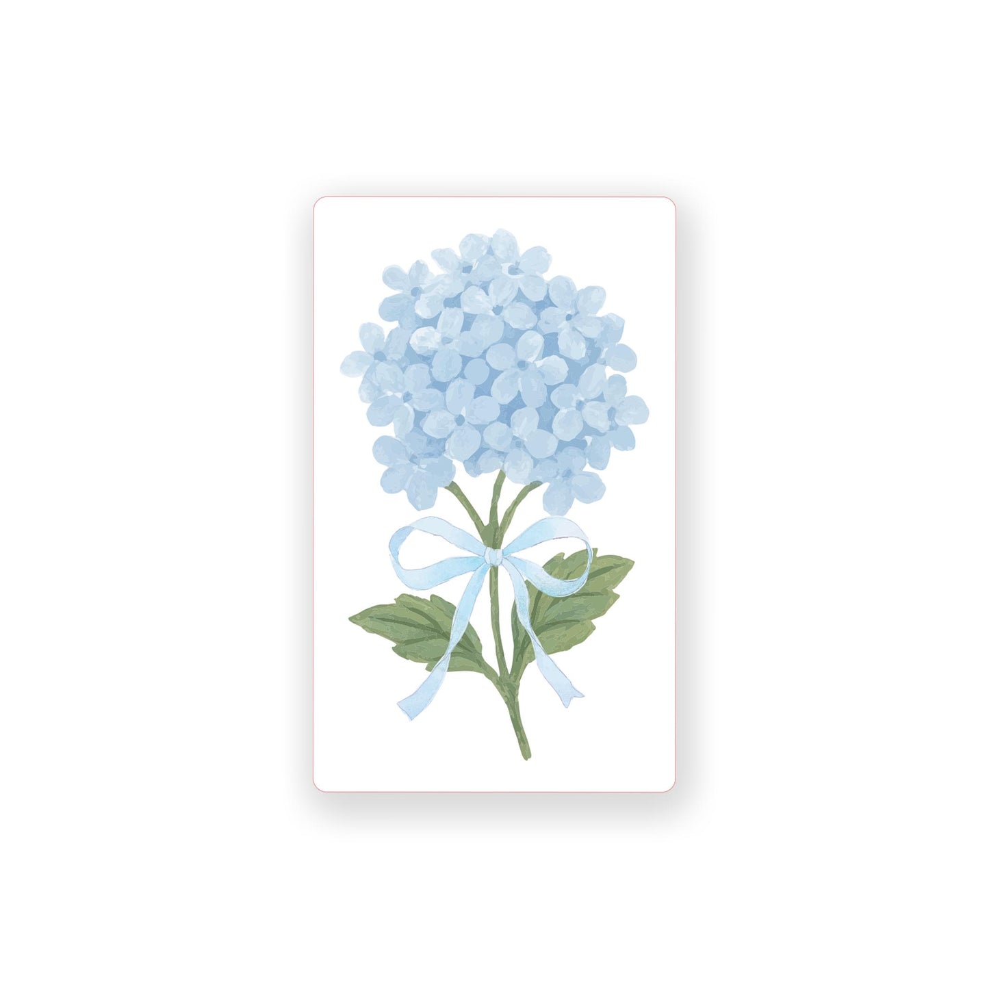 Vinyl Sticker-Hydrangea Cottage Blue -0