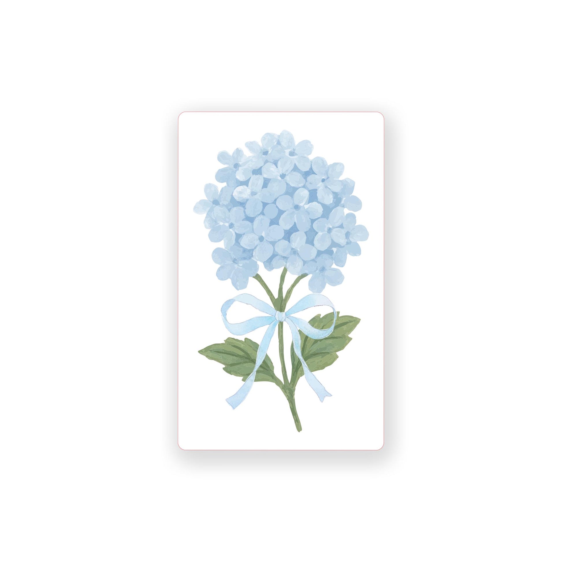 Vinyl Sticker-Hydrangea Cottage Blue -0