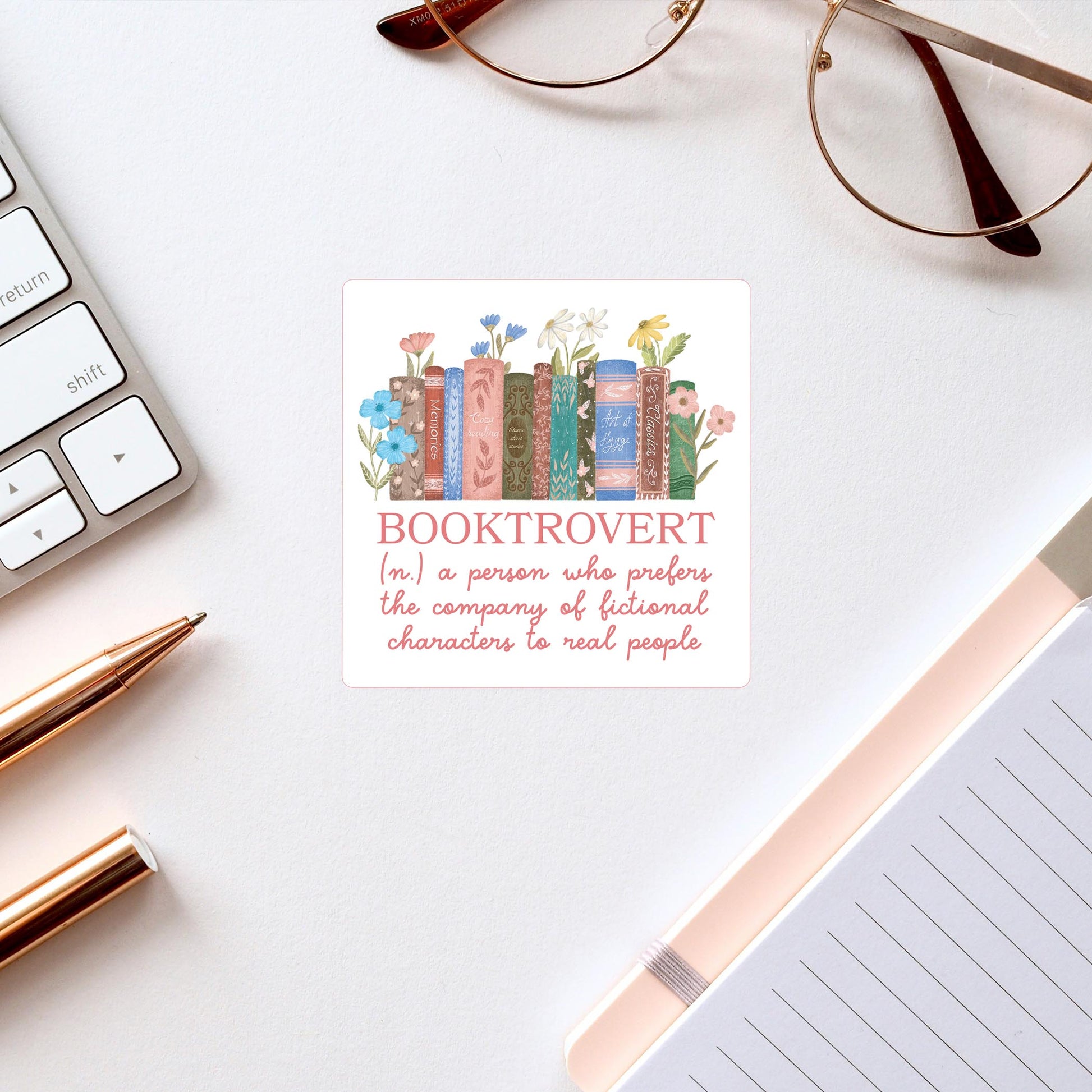 Vinyl Sticker-Pretty Little Chapters Booktrovert Definition -2