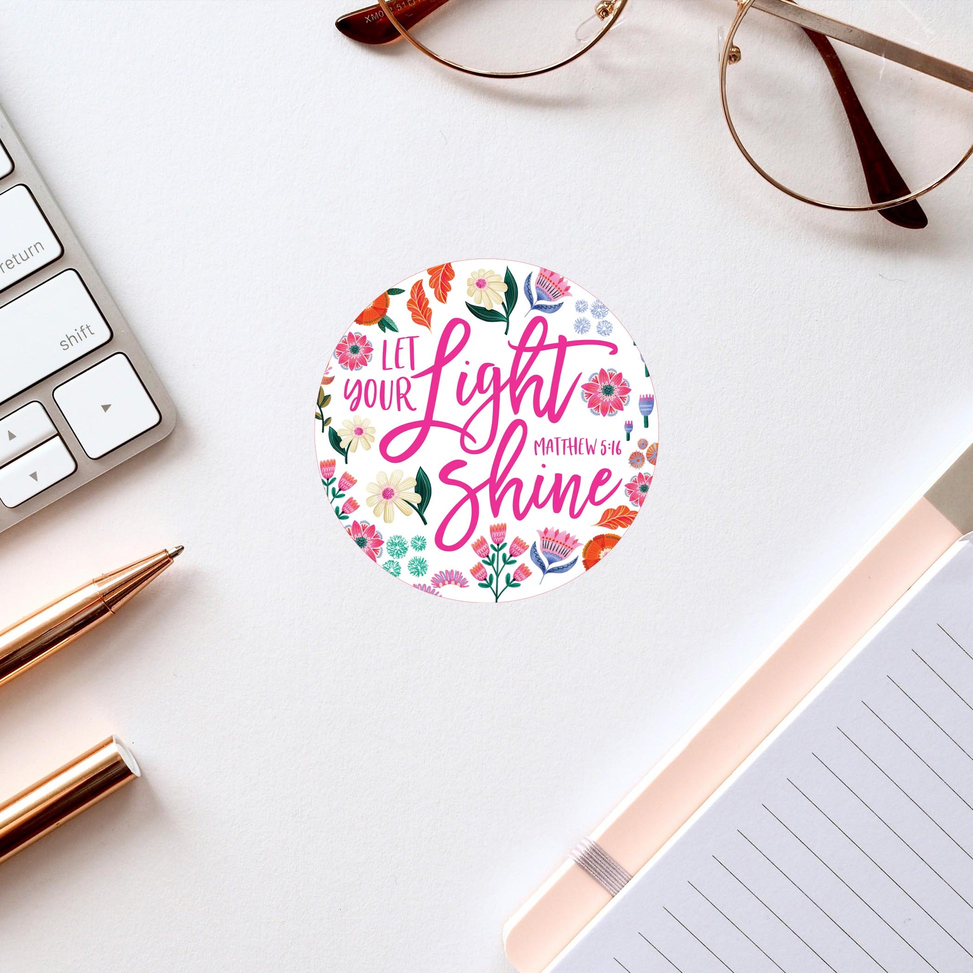 Vinyl Sticker-Radiant Hope Let Your Light Shine -2