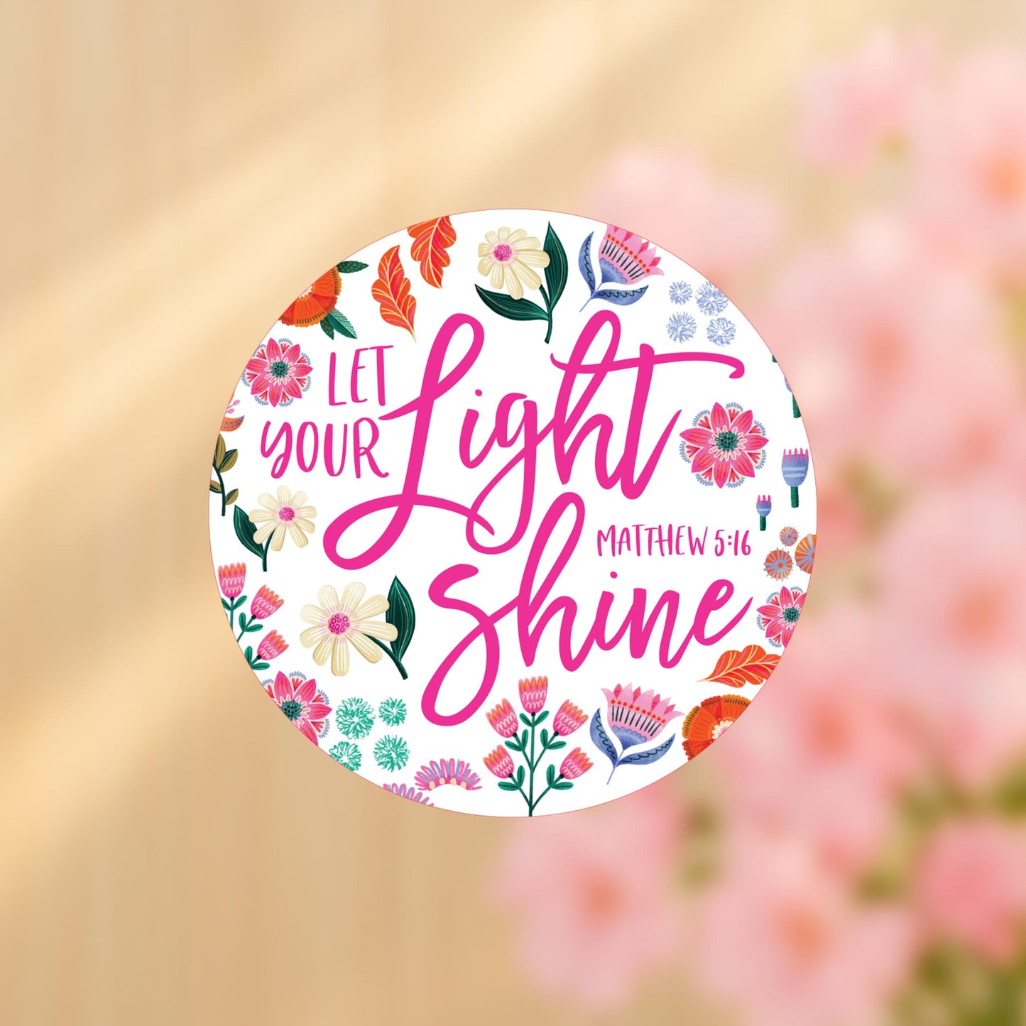 Vinyl Sticker-Radiant Hope Let Your Light Shine -4