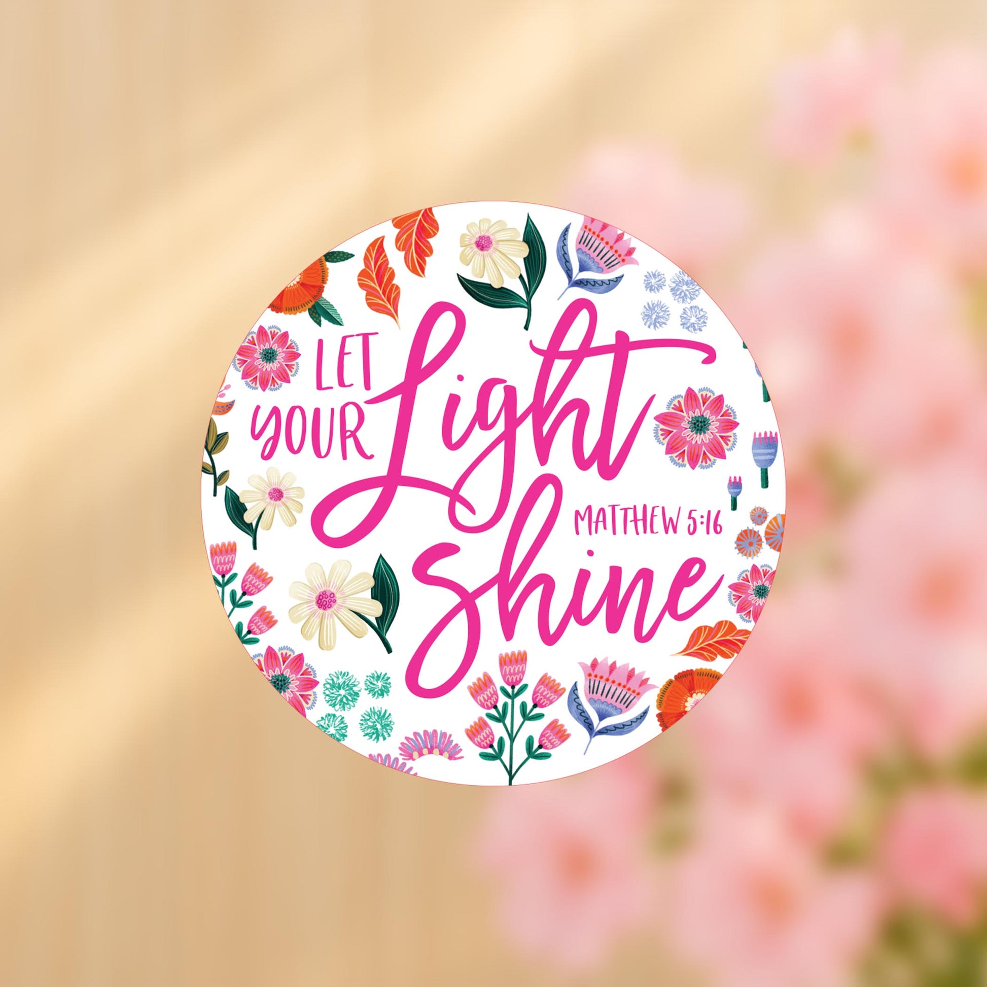 Vinyl Sticker-Radiant Hope Let Your Light Shine -4