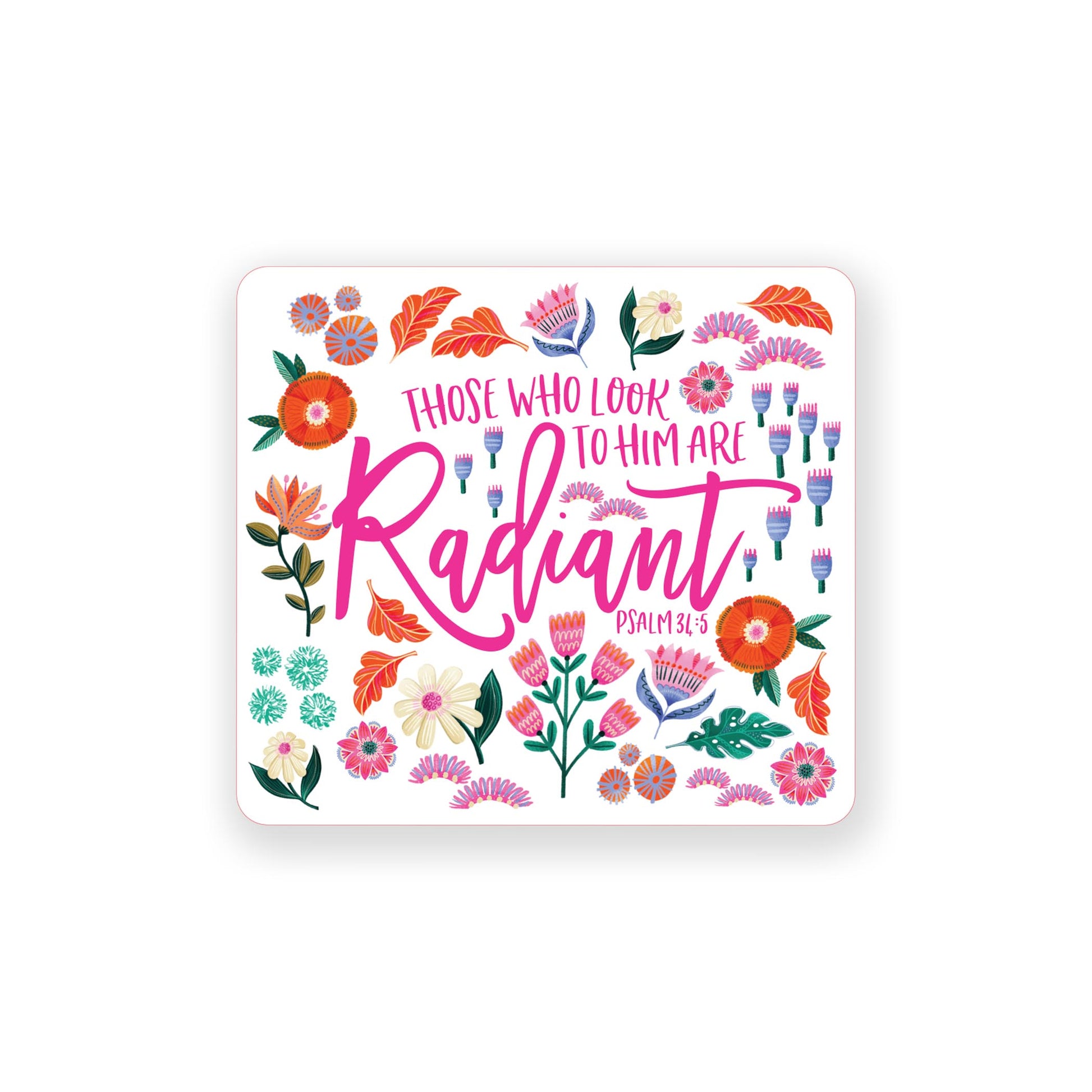 Vinyl Sticker-Radiant Hope Those Who Look To Him -0