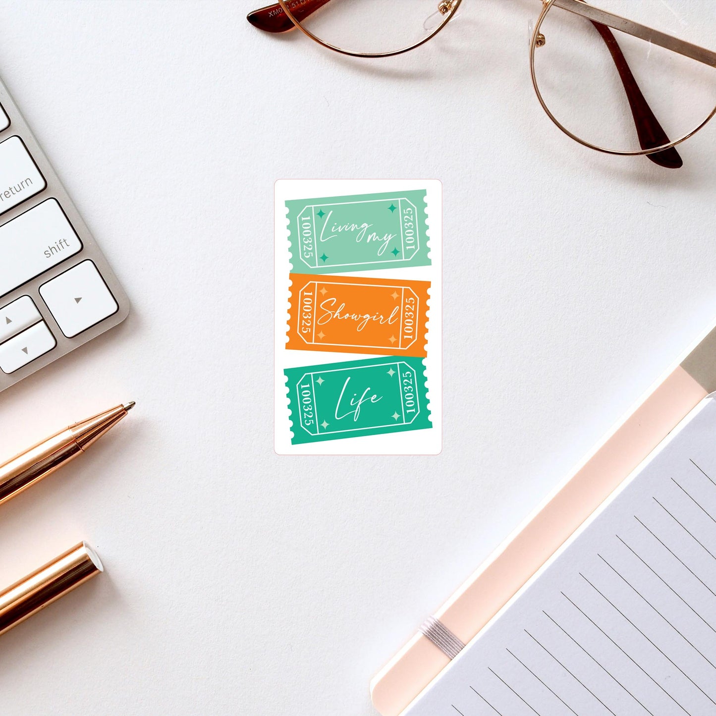 Vinyl Sticker-Showgirl Living My Showgirl Life -2