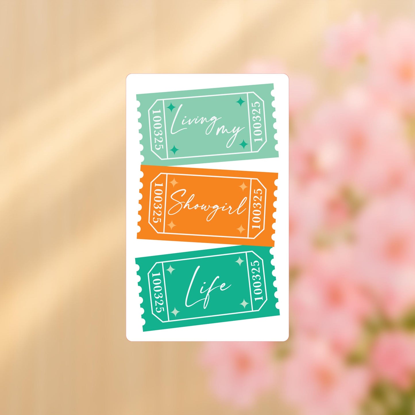 Vinyl Sticker-Showgirl Living My Showgirl Life -4