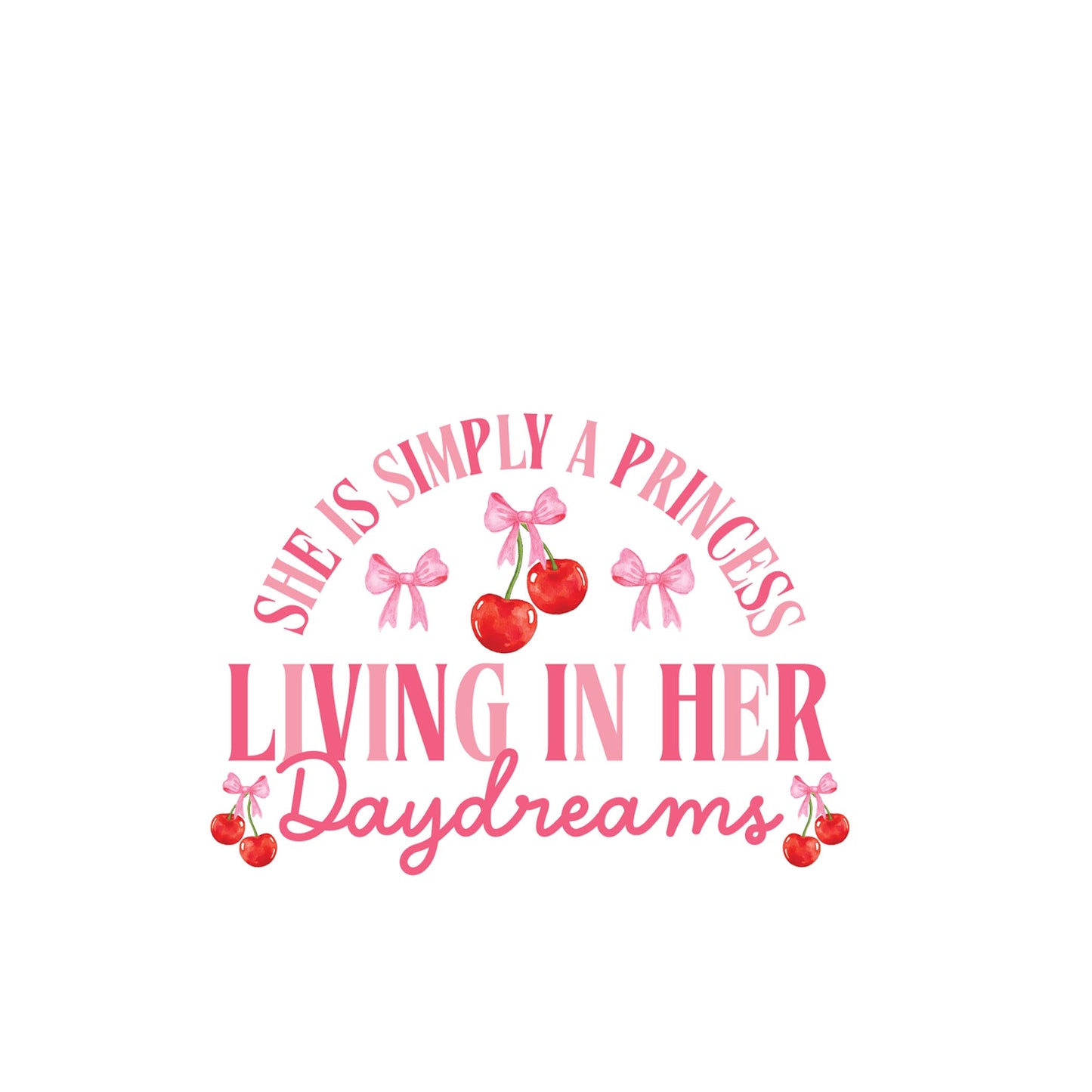 Vinyl Sticker-Princess Living In Her Daydreams