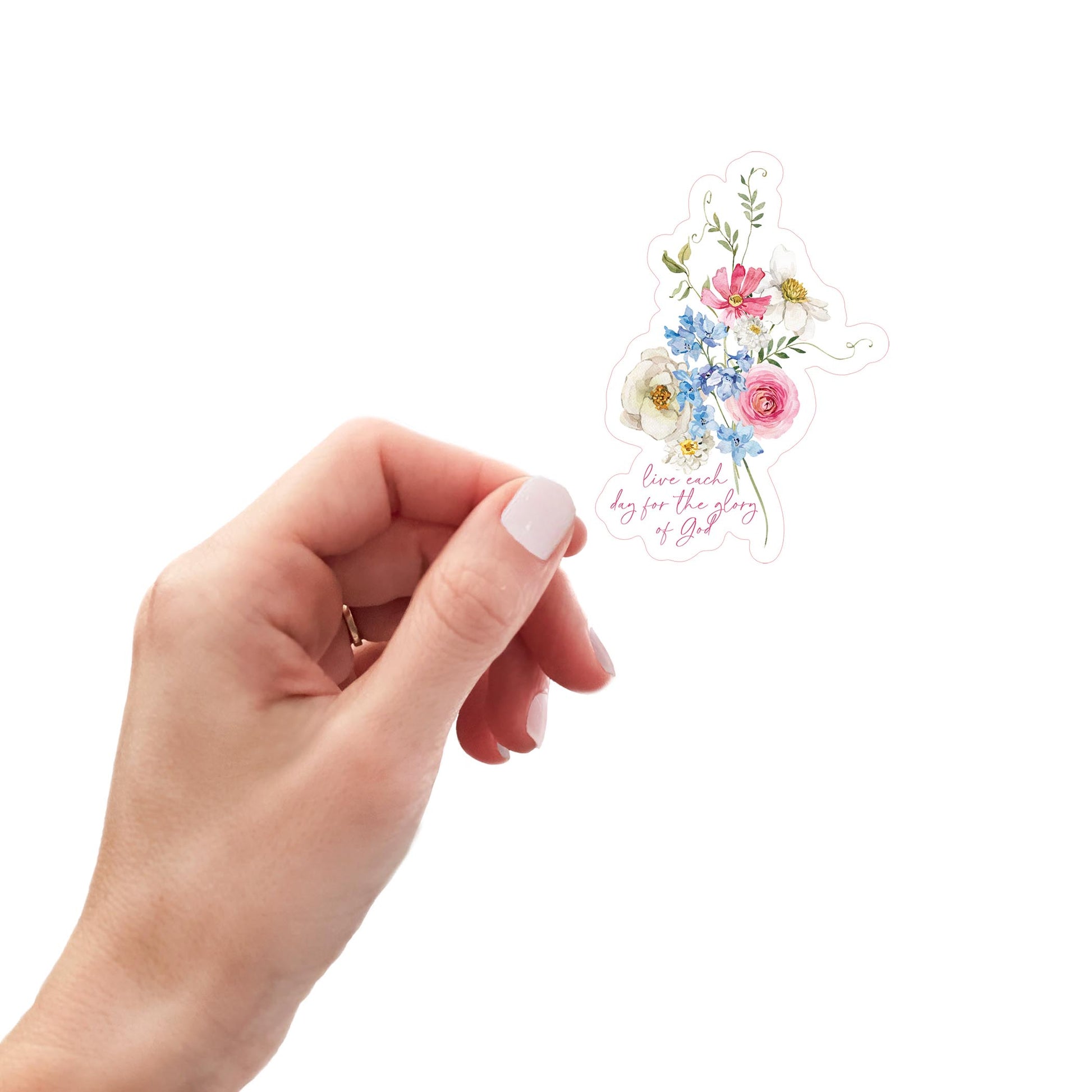 Vinyl Sticker-Fantasy Garden Glory of God -0