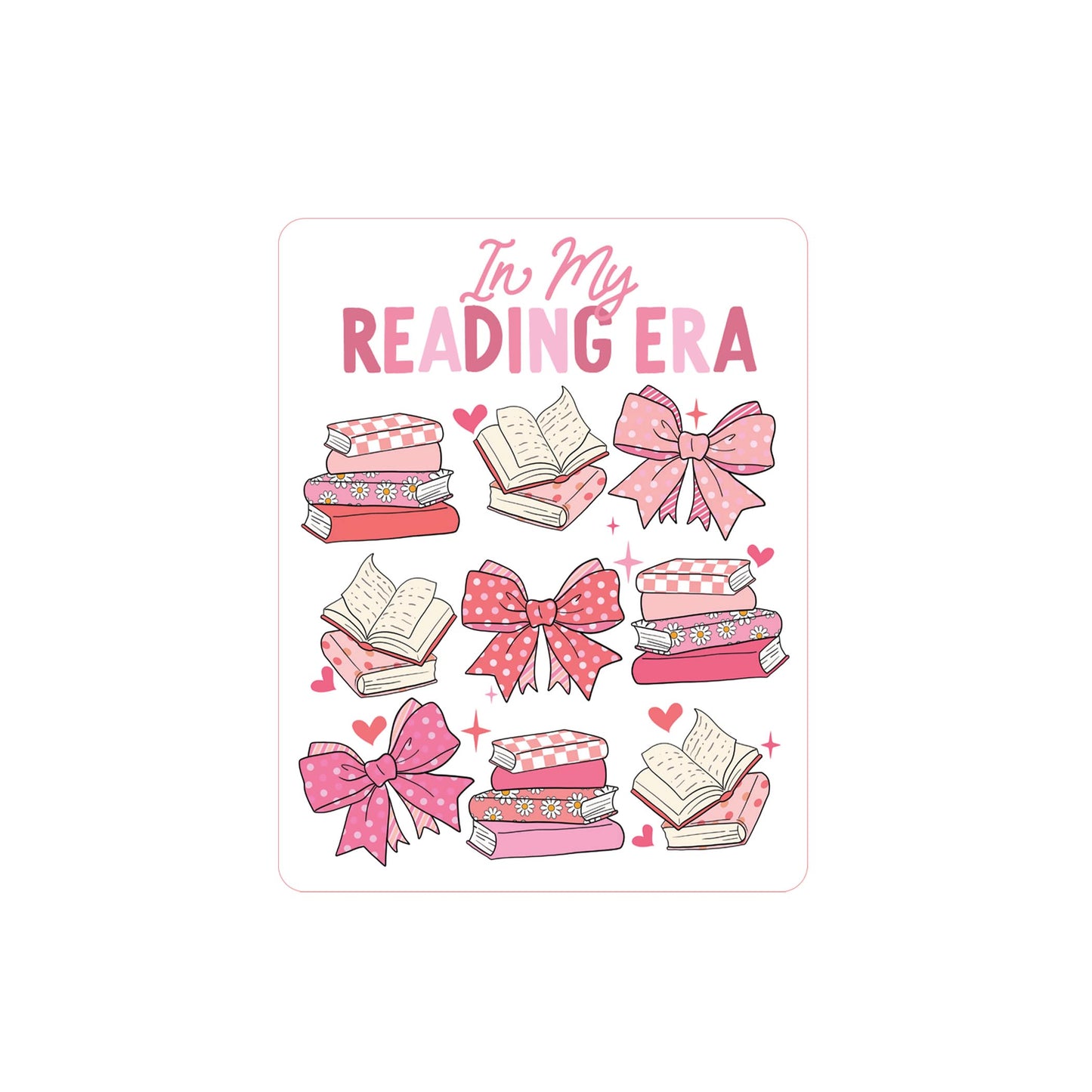 Vinyl Sticker-In My Reading Era -3