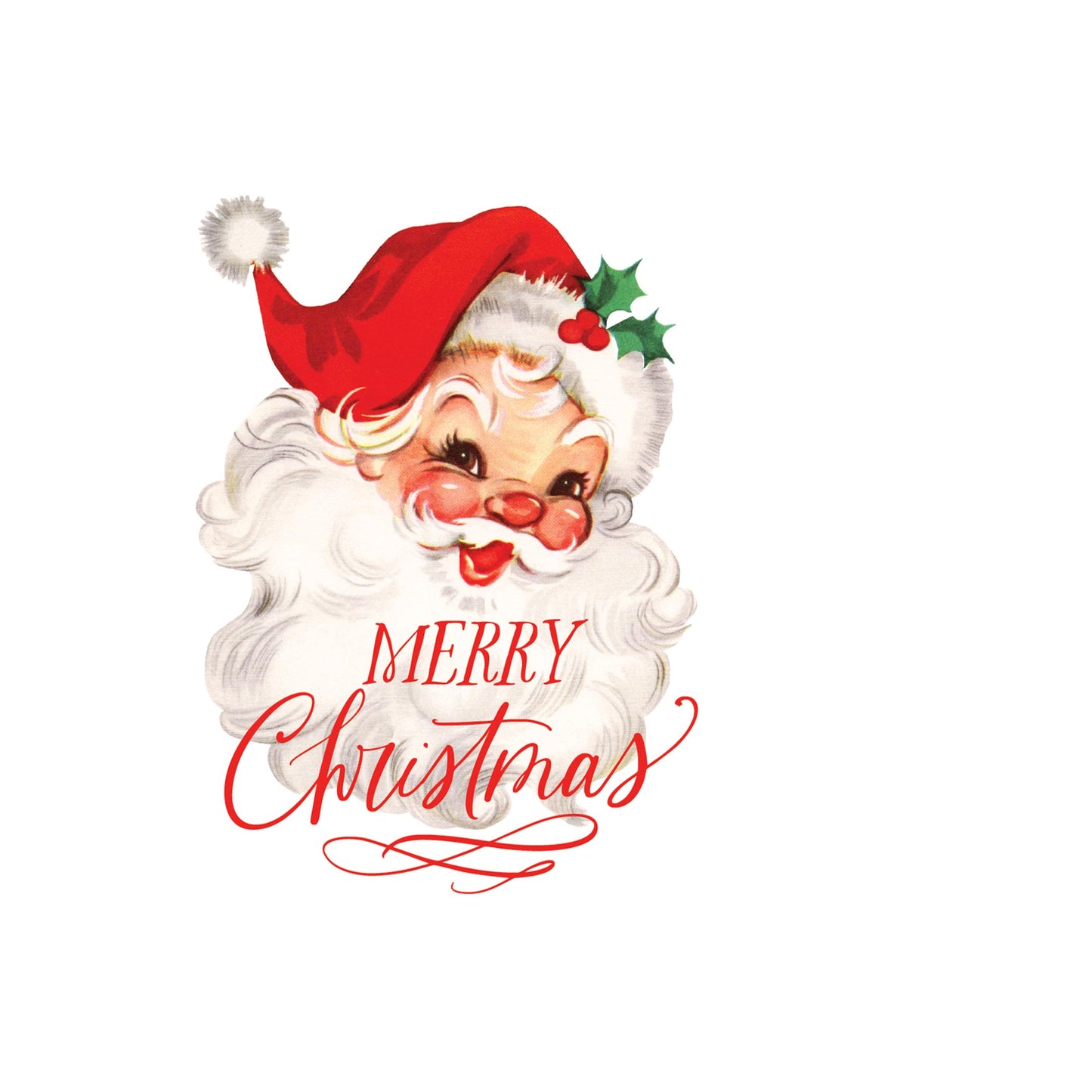 Vinyl Sticker-Classic Santa