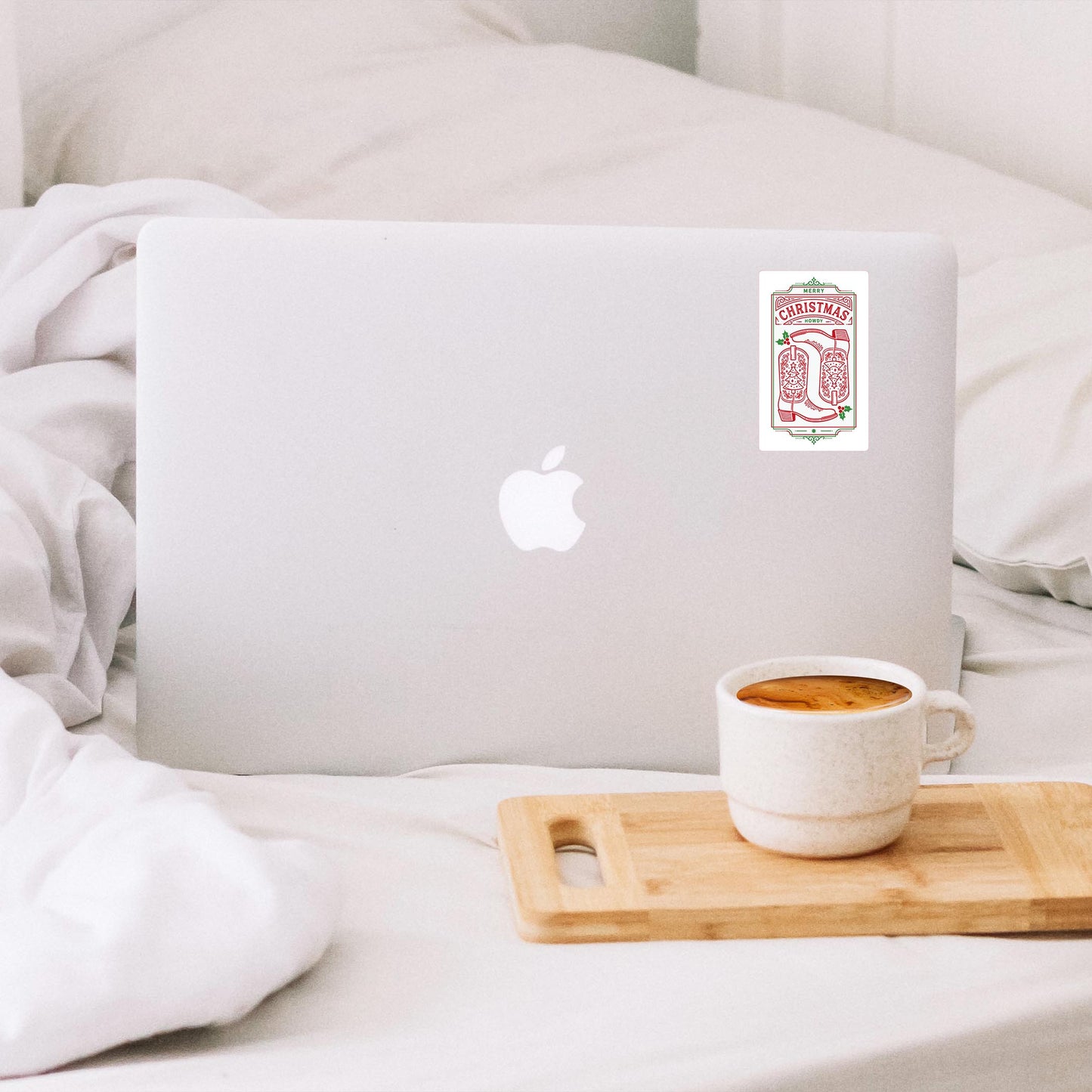 Vinyl Sticker-Western Christmas -1