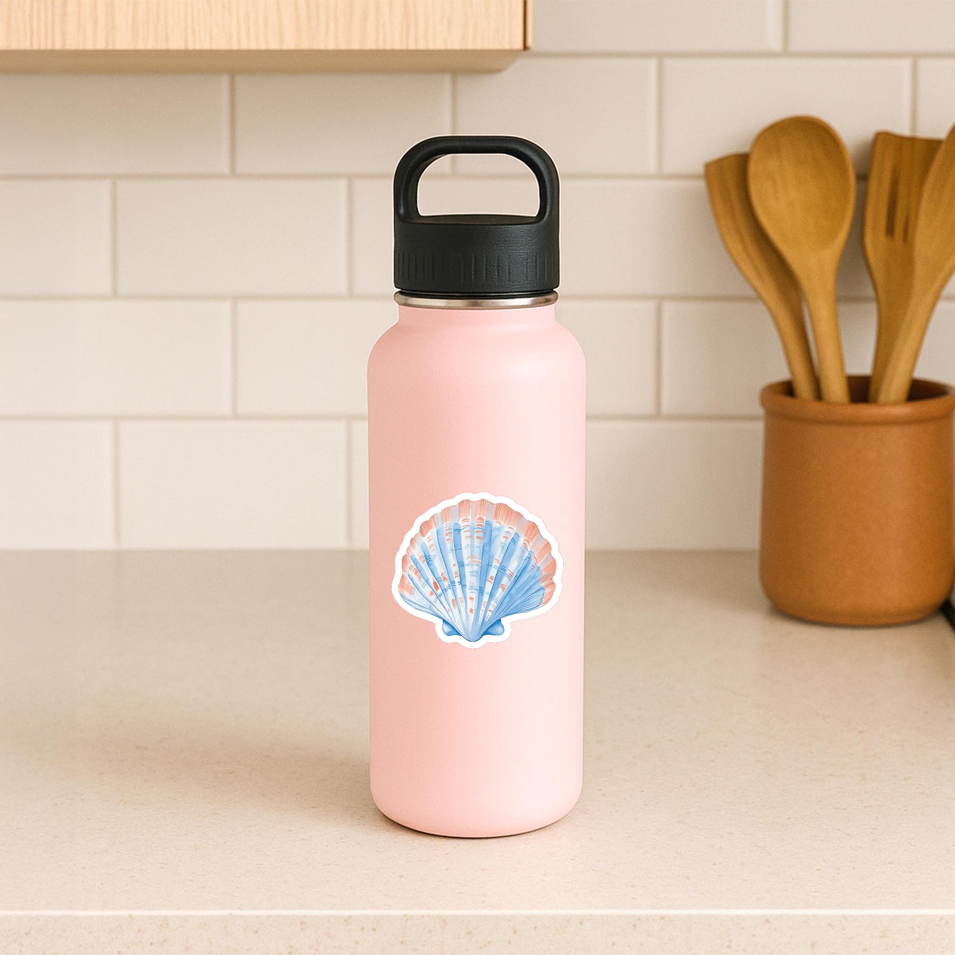 Vinyl Sticker-New England Tides Shell -3