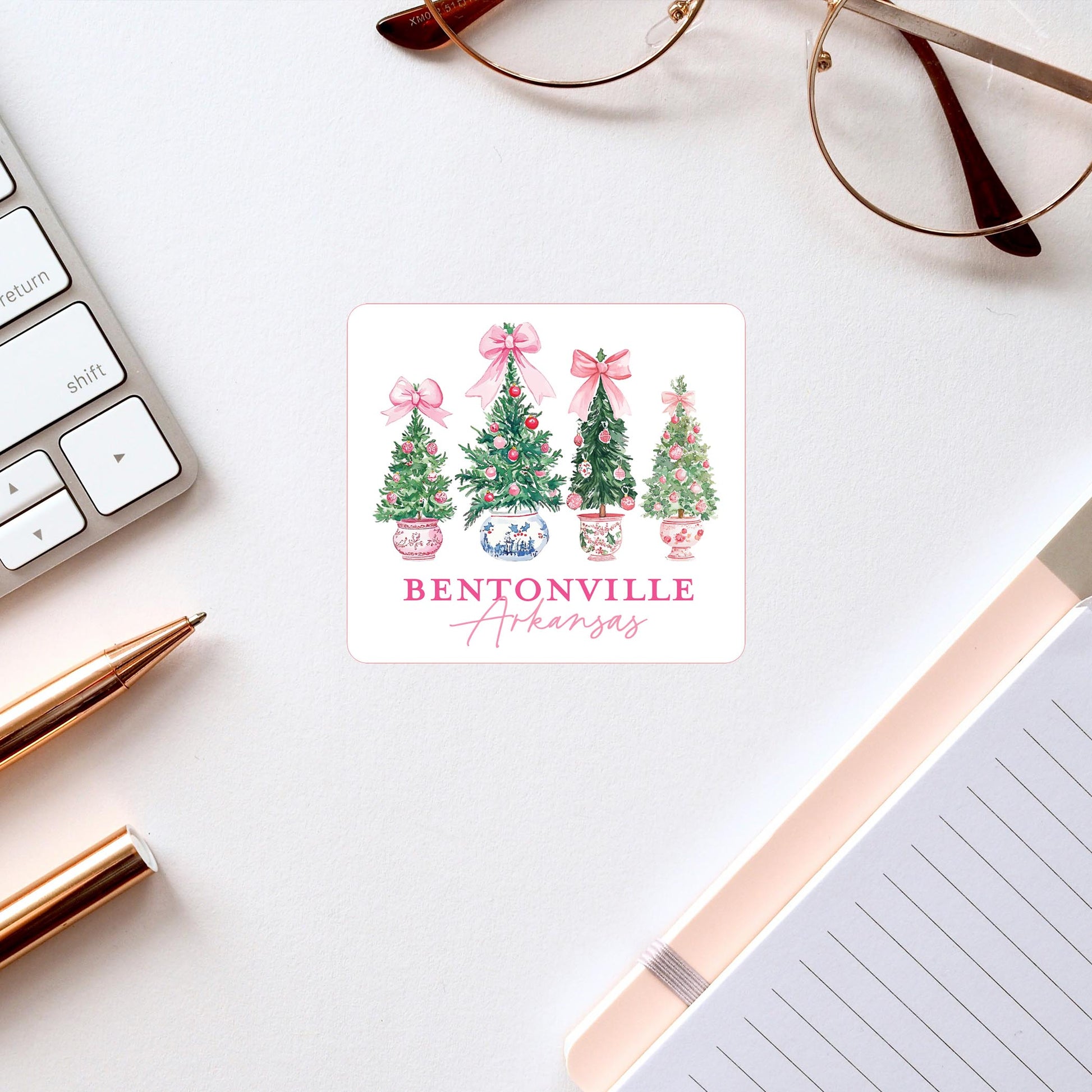 Vinyl Sticker-Love+Local Blush & Baubles - A Grand Millennial Christmas -2