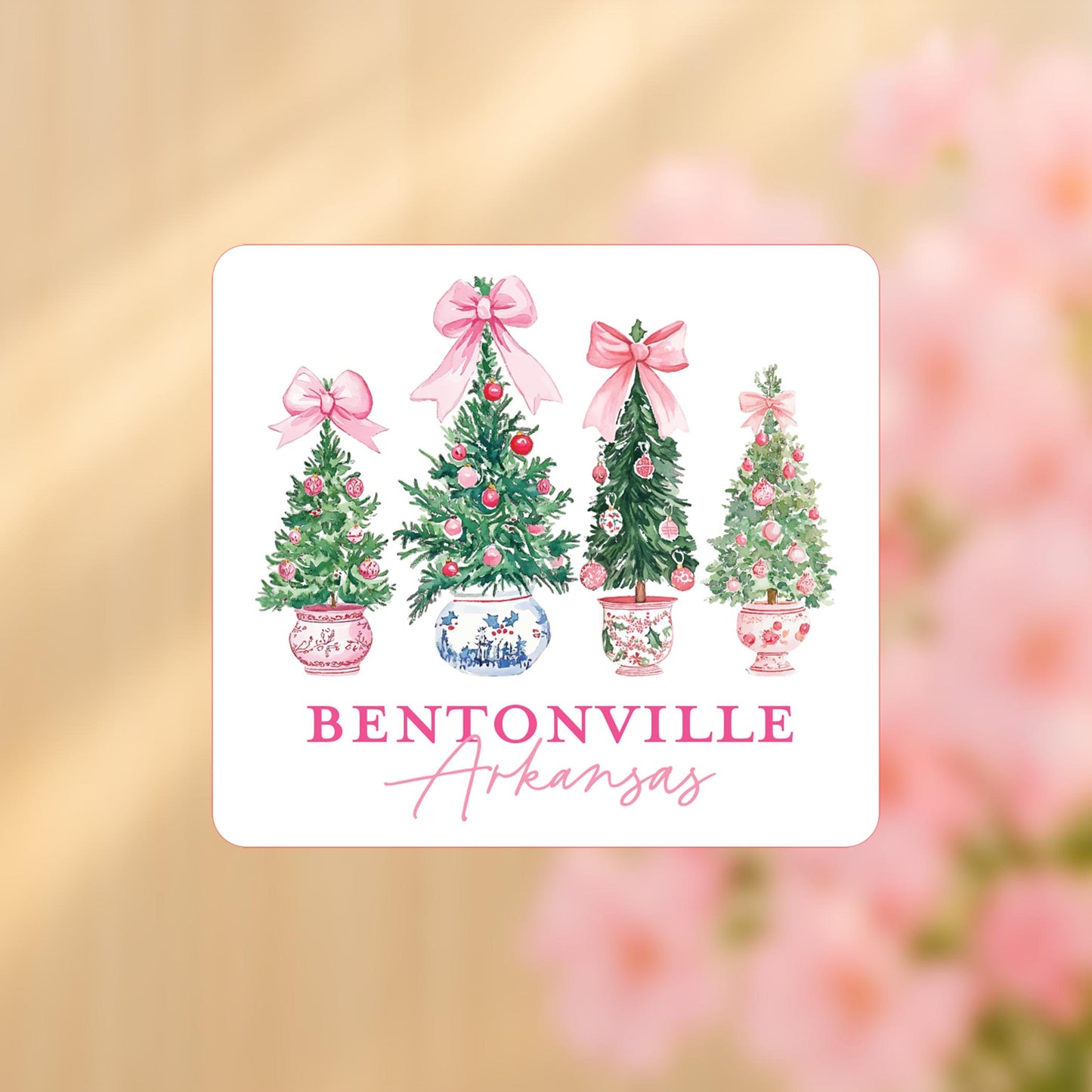 Vinyl Sticker-Love+Local Blush & Baubles - A Grand Millennial Christmas -4