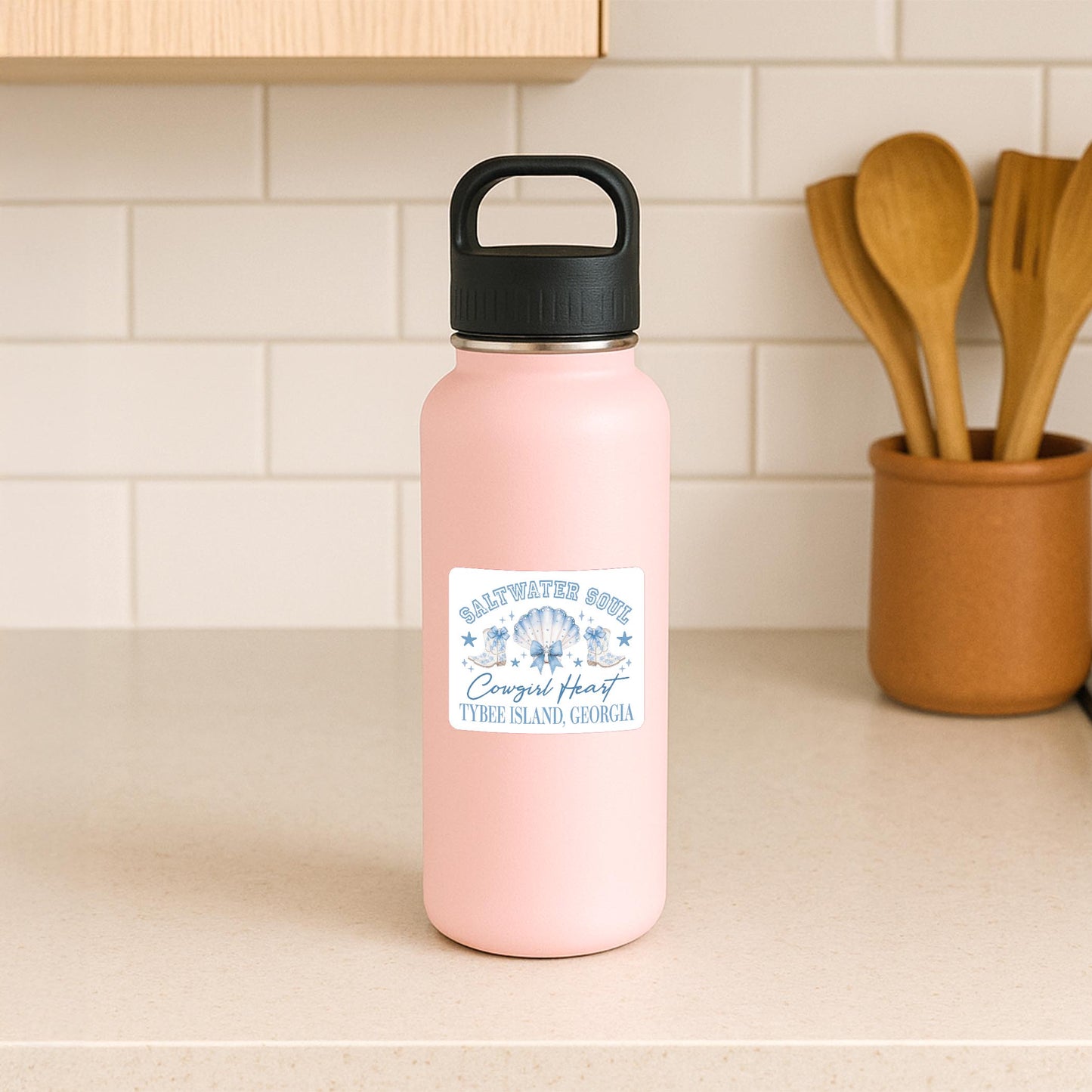 Vinyl Sticker-Love+Local Coastal Cowgirl -3