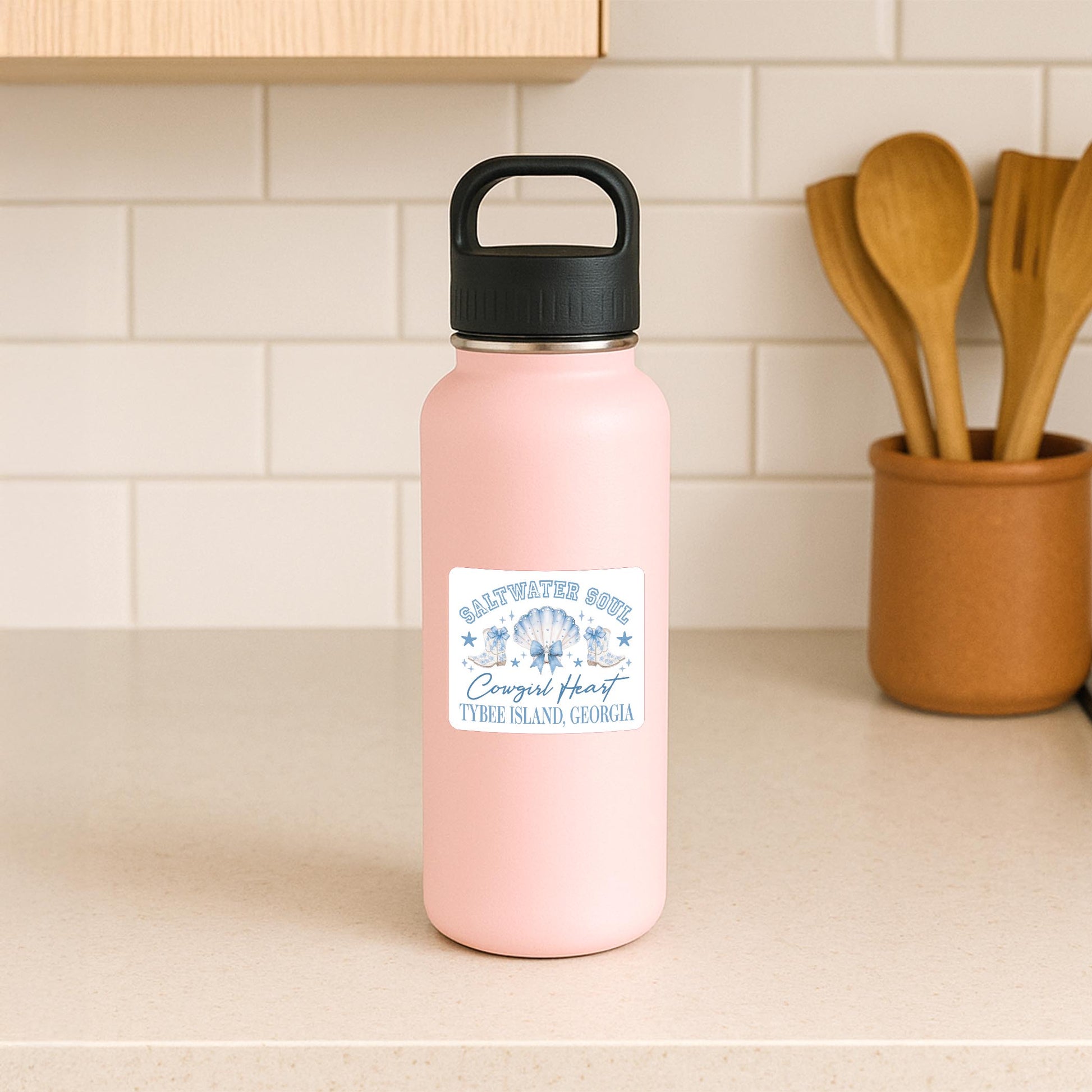 Vinyl Sticker-Love+Local Coastal Cowgirl -3