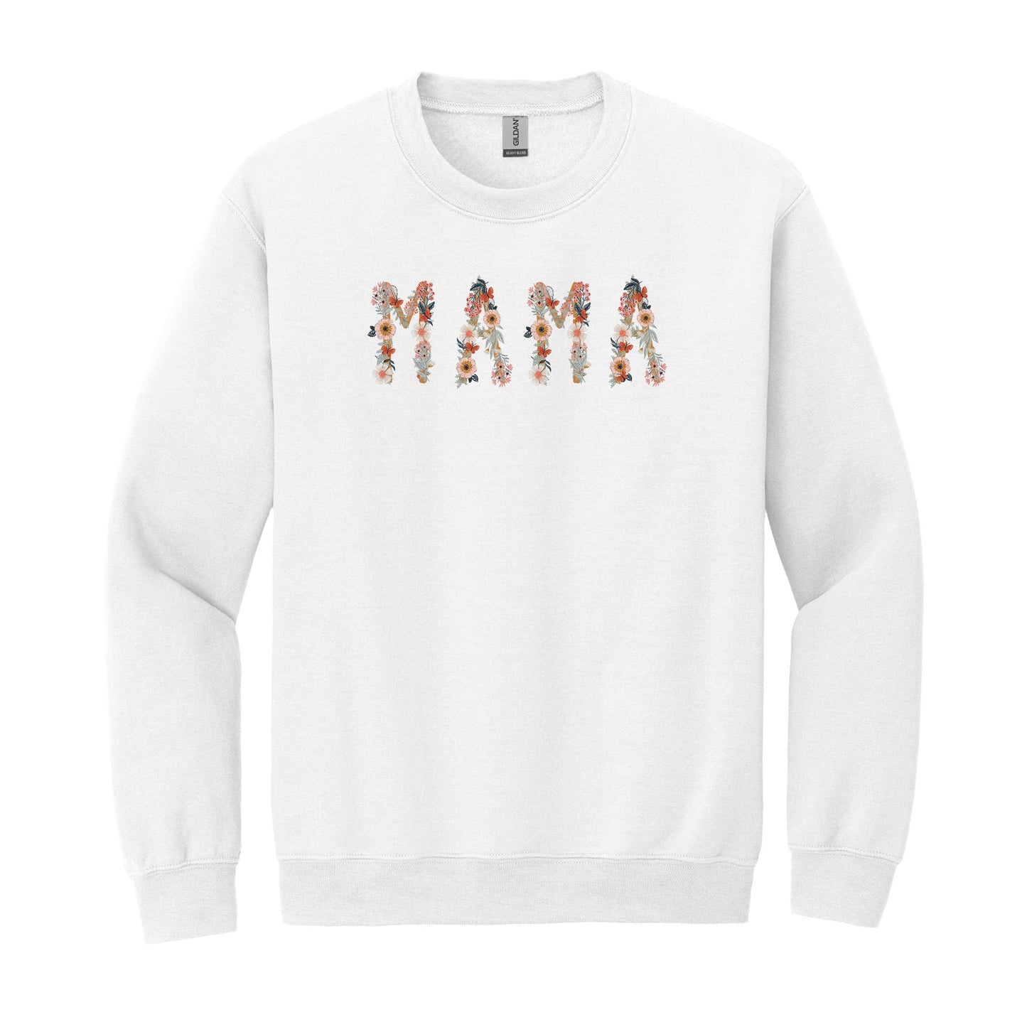 Gildan Sweatshirt White-Pretty Things Mama