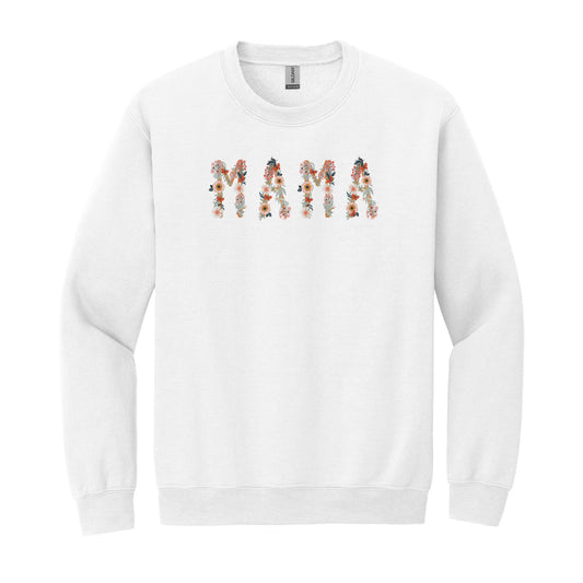 Gildan Sweatshirt White-Pretty Things Mama