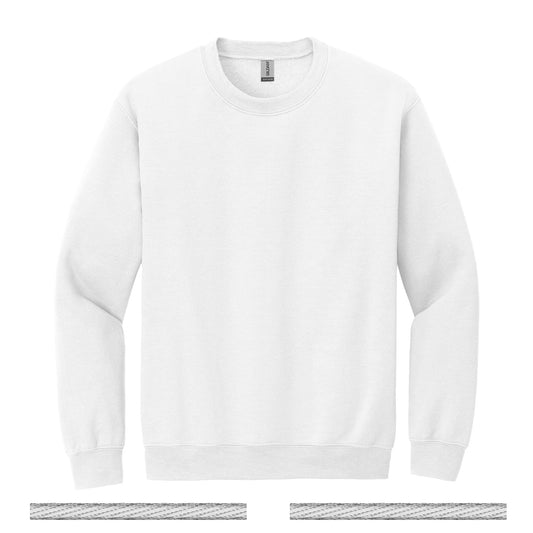XL Custom Gildan Sweatshirt White
