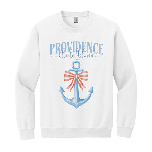 Gildan Sweatshirt White-Love+Local New England Tides -0