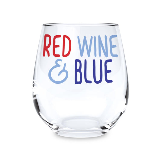 15oz Stemless Wine Glass-4th of July 250th Anniversary -0