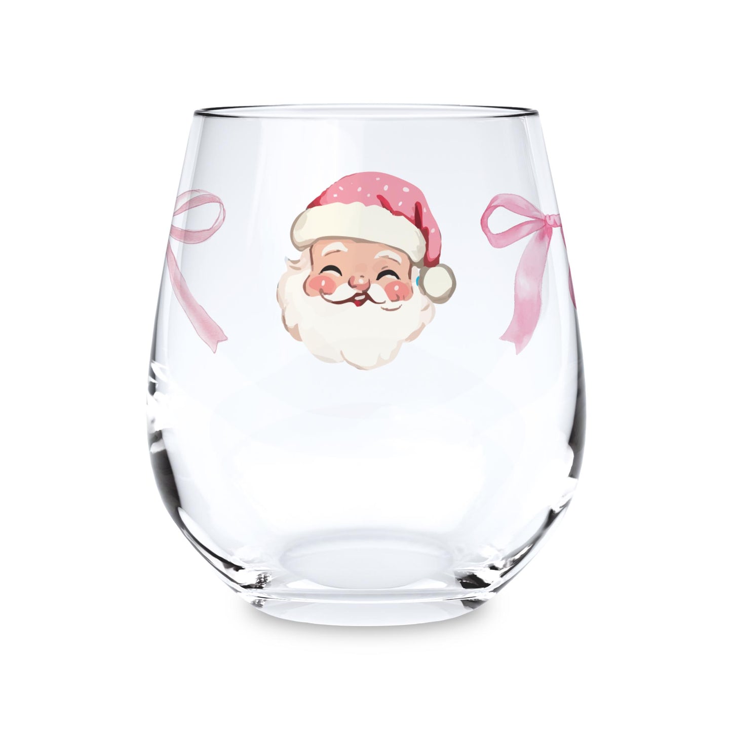 15oz Stemless Wine Glass-Blush & Baubles - A Grand Millennial Christmas -0