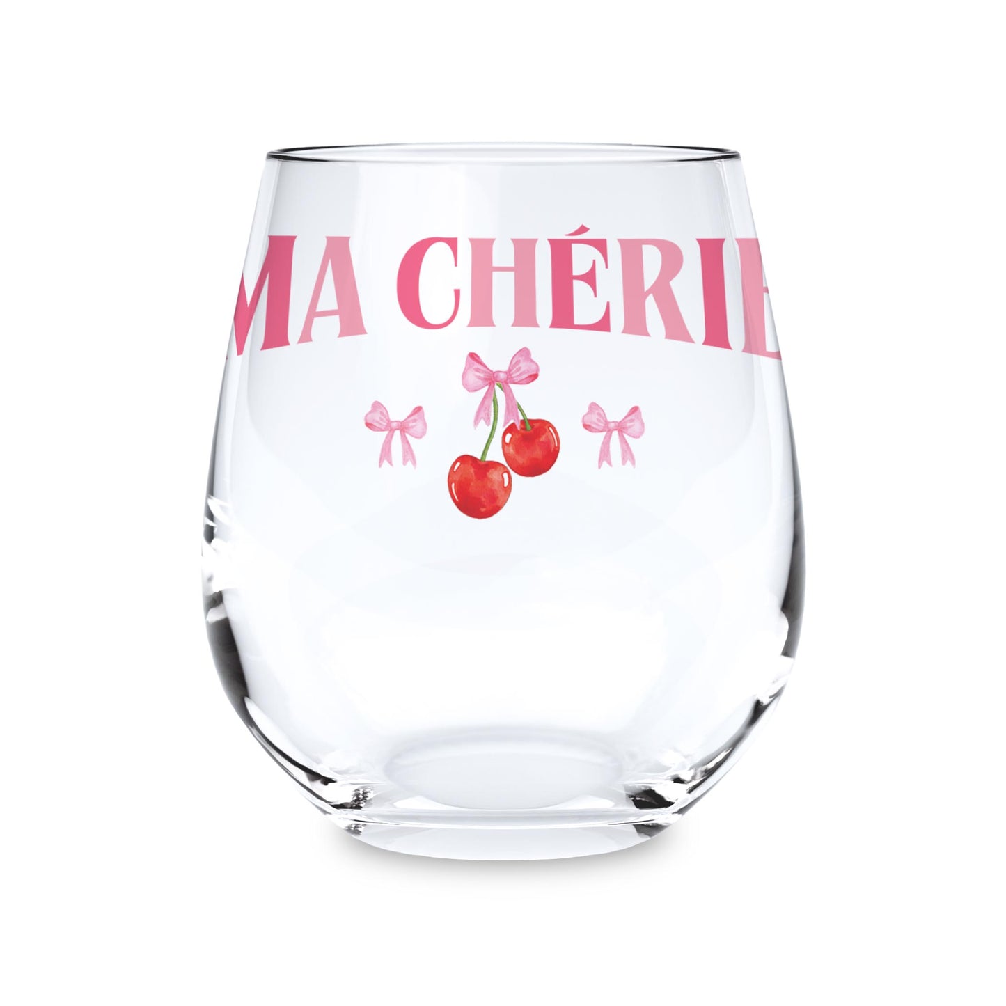 15oz Stemless Wine Glass-Ma Chérie