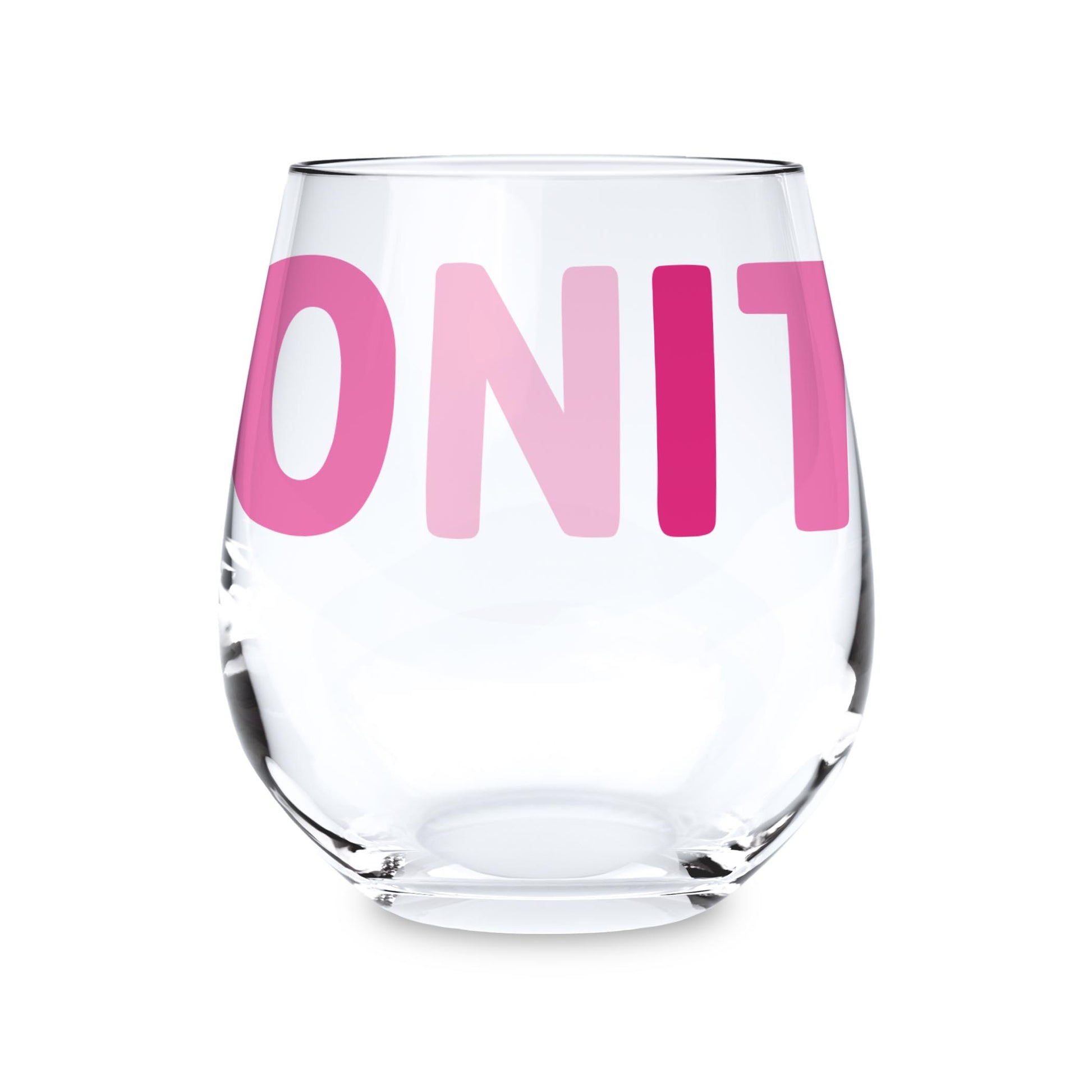 15oz Stemless Wine Glass-Bonita Bows -0