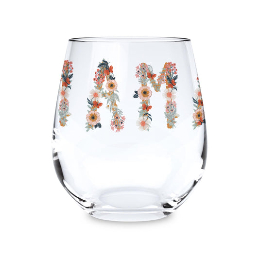 15oz Stemless Wine Glass-Pretty Things Mama