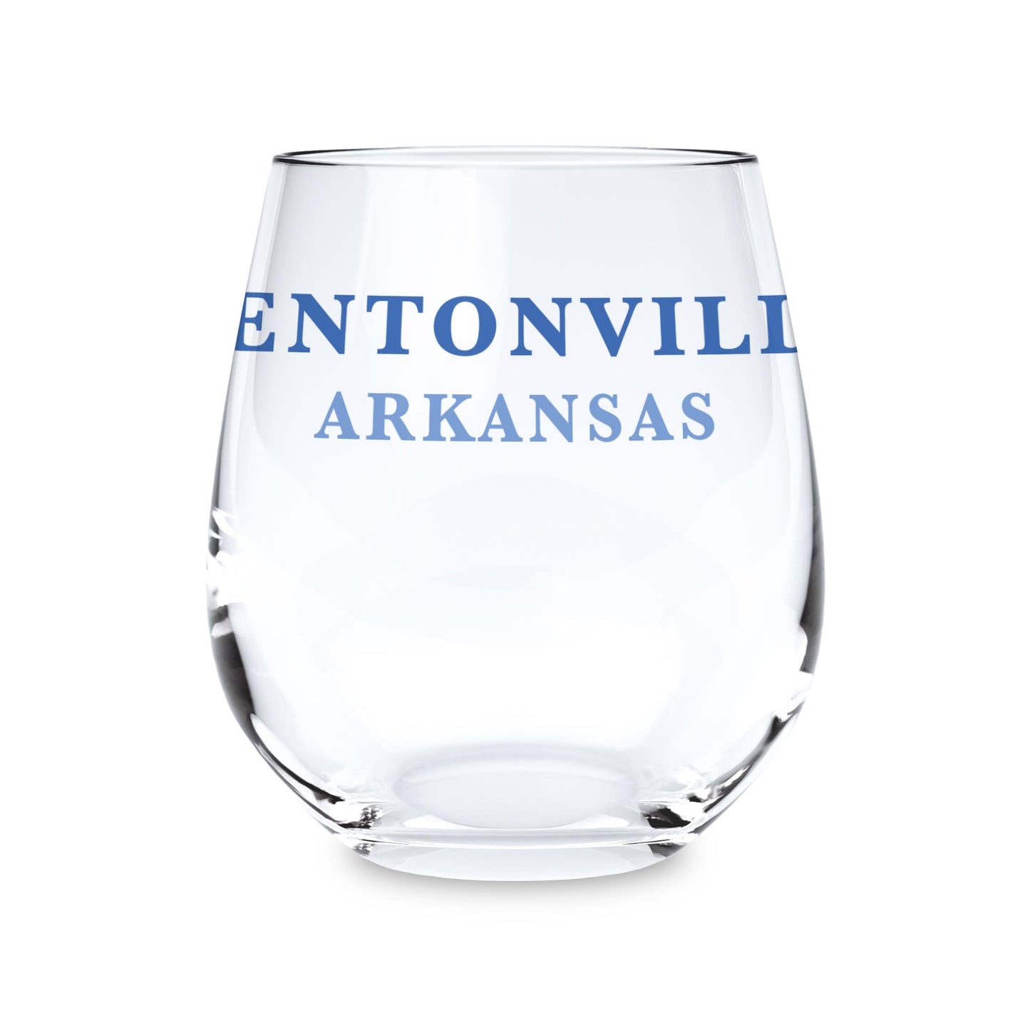 15oz Stemless Wine Glass-Love+Local Blue Noel - A Grand Millennial Christmas -0