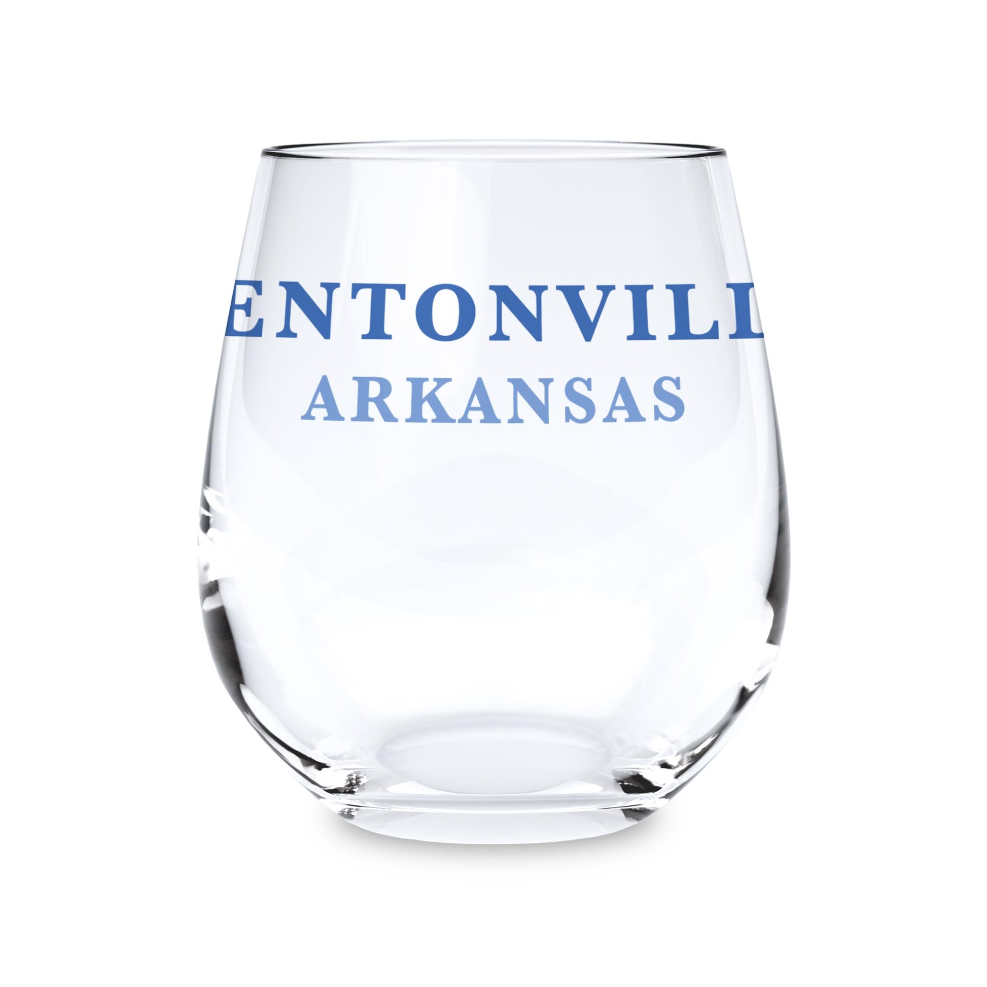 15oz Stemless Wine Glass-Love+Local Blue Noel - A Grand Millennial Christmas -0