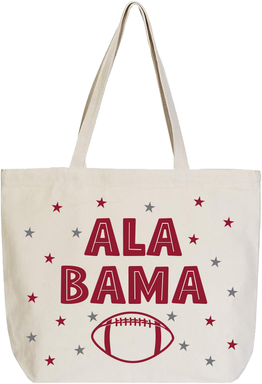 Love Local Canvas Tote Bag - Game Day Stars