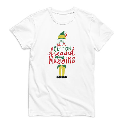 Bella Canvas T-Shirt White-Cotton Headed Ninny Muggins