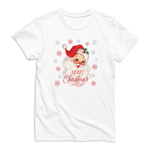 Bella Canvas T-Shirt White-Classic Santa