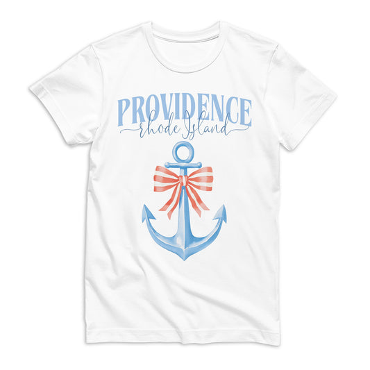 Bella Canvas T-Shirt White-Love+Local New England Tides -0