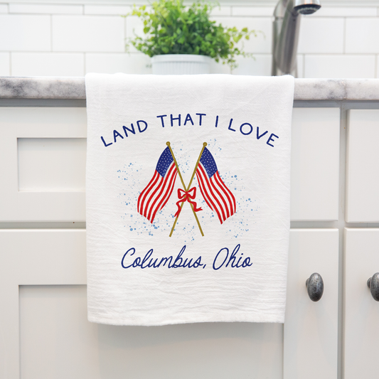 Love+Local Cotton Tea Towel | Land that I Love
