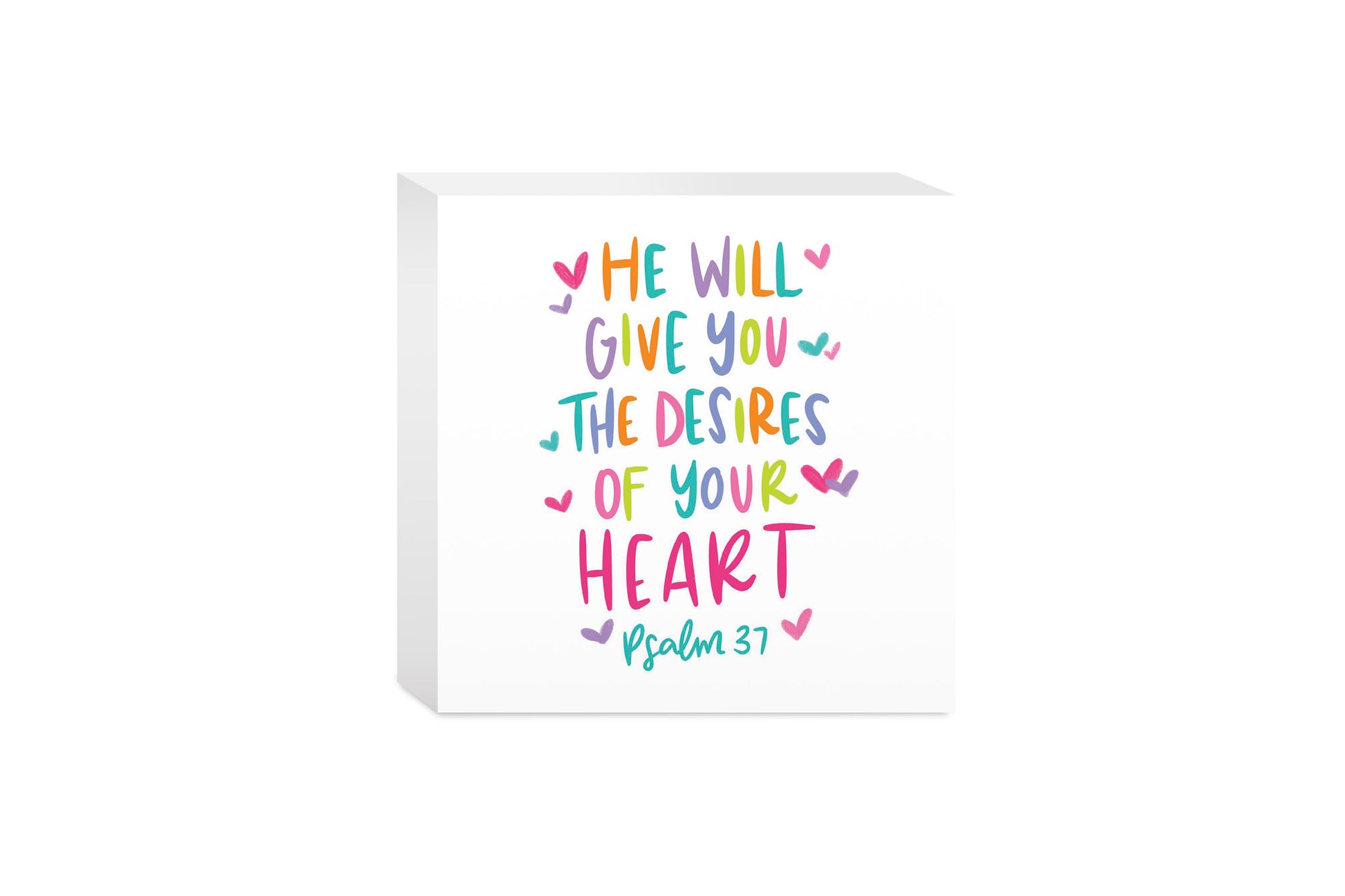 5x5 Wood Block-Psalm 37 The Desires of Your Heart -0