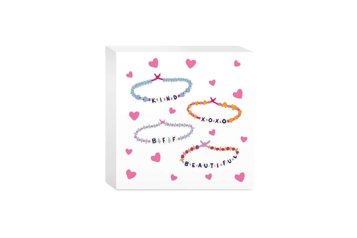 5x5 Wood Block-Friendship Bracelets