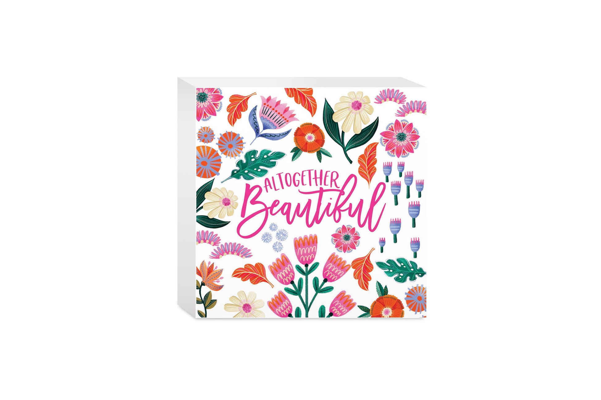 5x5 Wood Block-Radiant Hope Altogether Beautiful -0