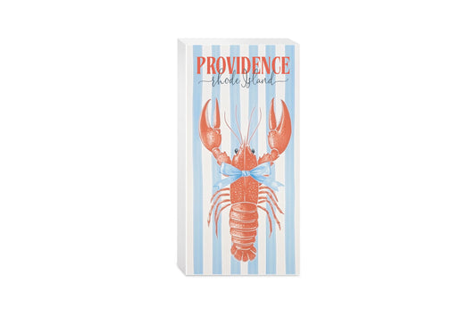 5x10 Wood Block-Love+Local New England Tides -0