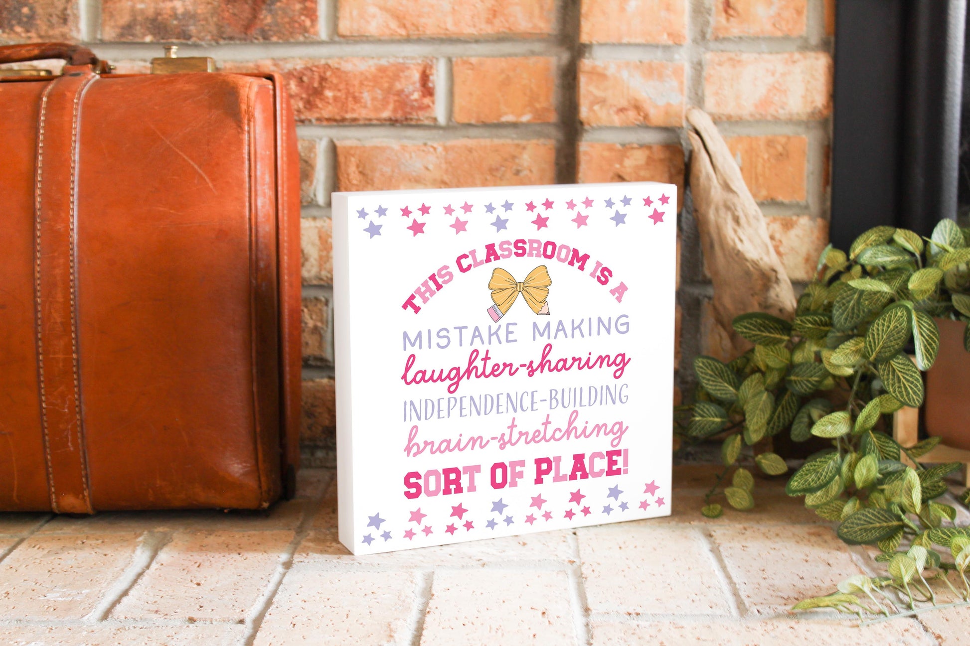 10x10 Wood Block-Classroom Coquette This Classroom -3