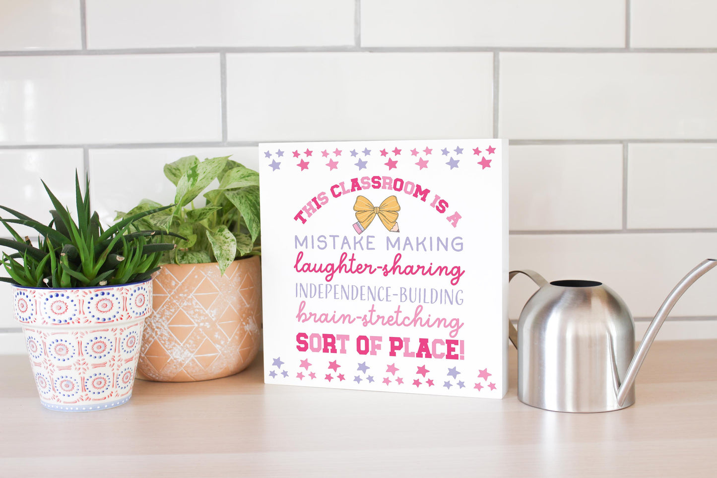 10x10 Wood Block-Classroom Coquette This Classroom -4
