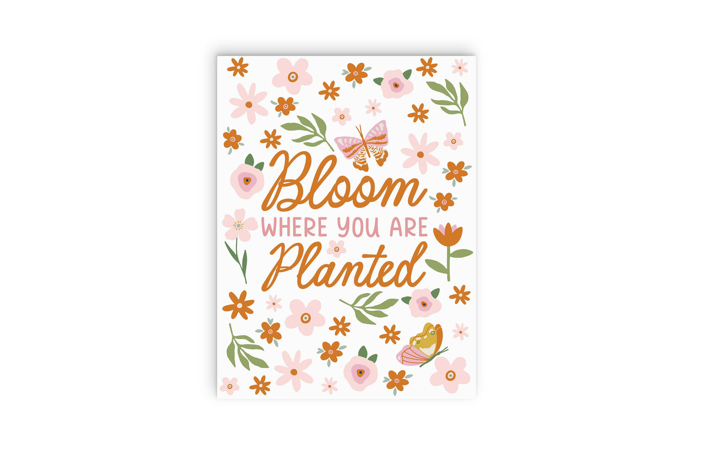 12x16 Wood Plaque-Spring Bloom Where You Are Planted