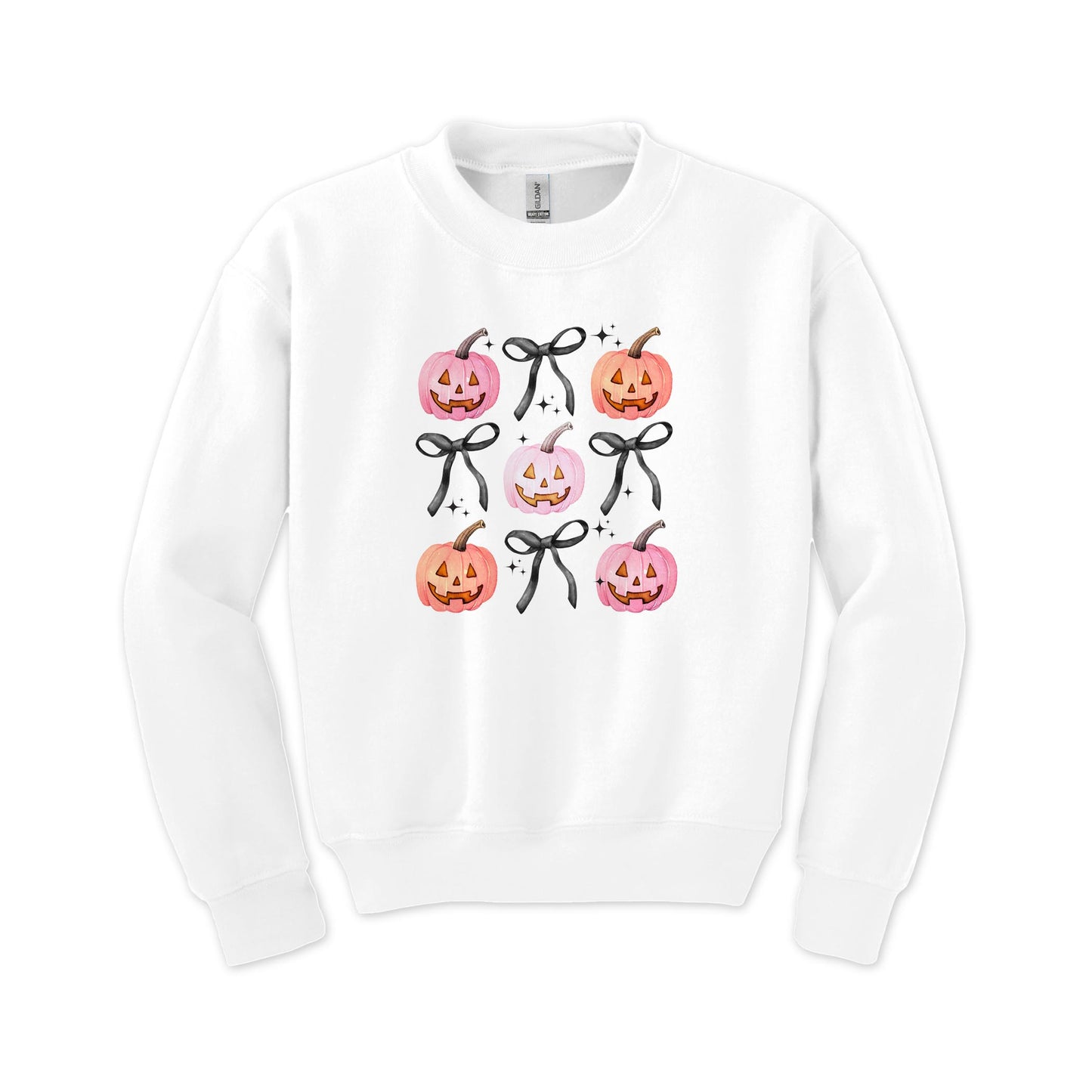 Youth Crewneck - Pumpkins and Bows