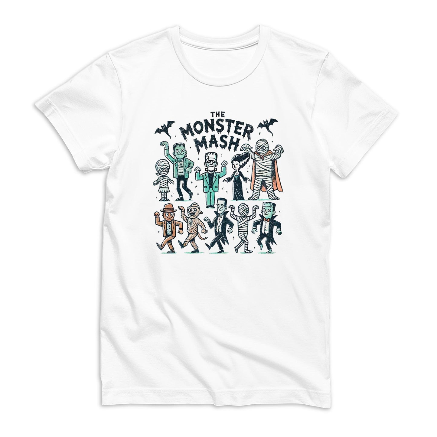 Youth T-Shirt White - Monster Mash