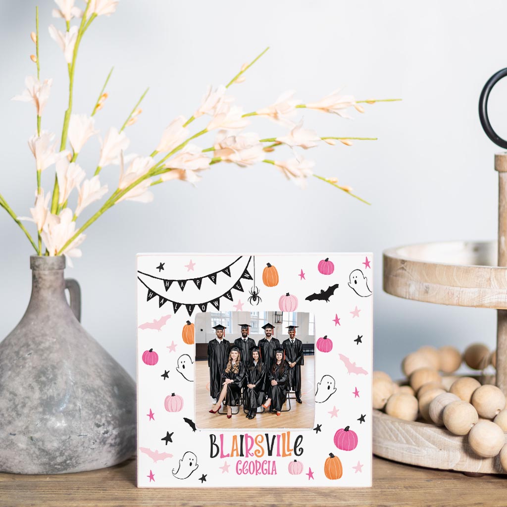 Love+Local 4x4 Picture Frame | Happy Ghost