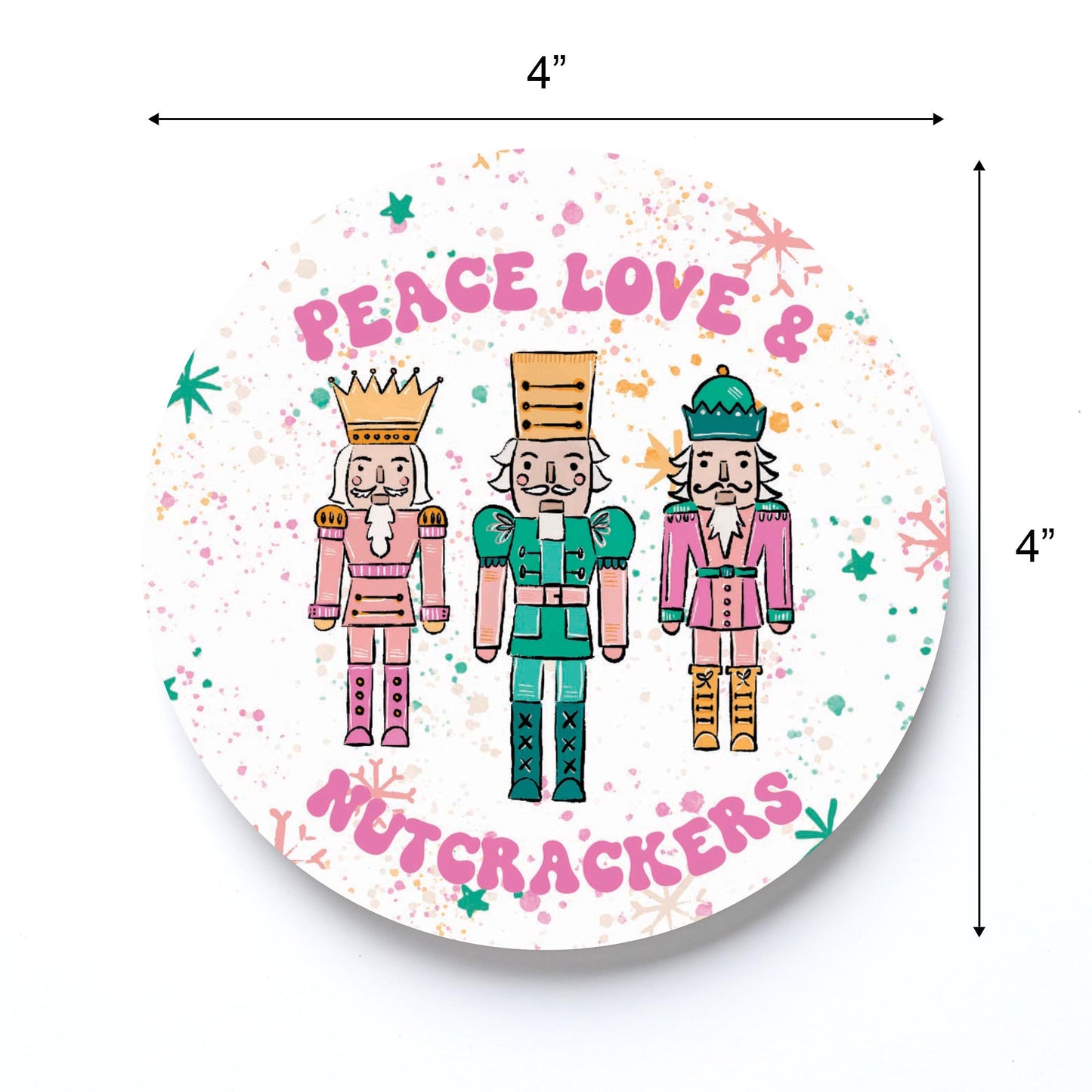 Confetti Nutcrackers Peace Love & Nutcrackers